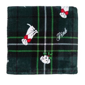 PINK VICTORIA'S SECRET Cozy Logo Blanket